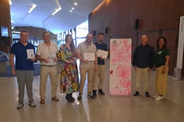 Los ganadores de la edición de este año de El Gato de Schrödinger celebrado en el Parque de las Ciencias.