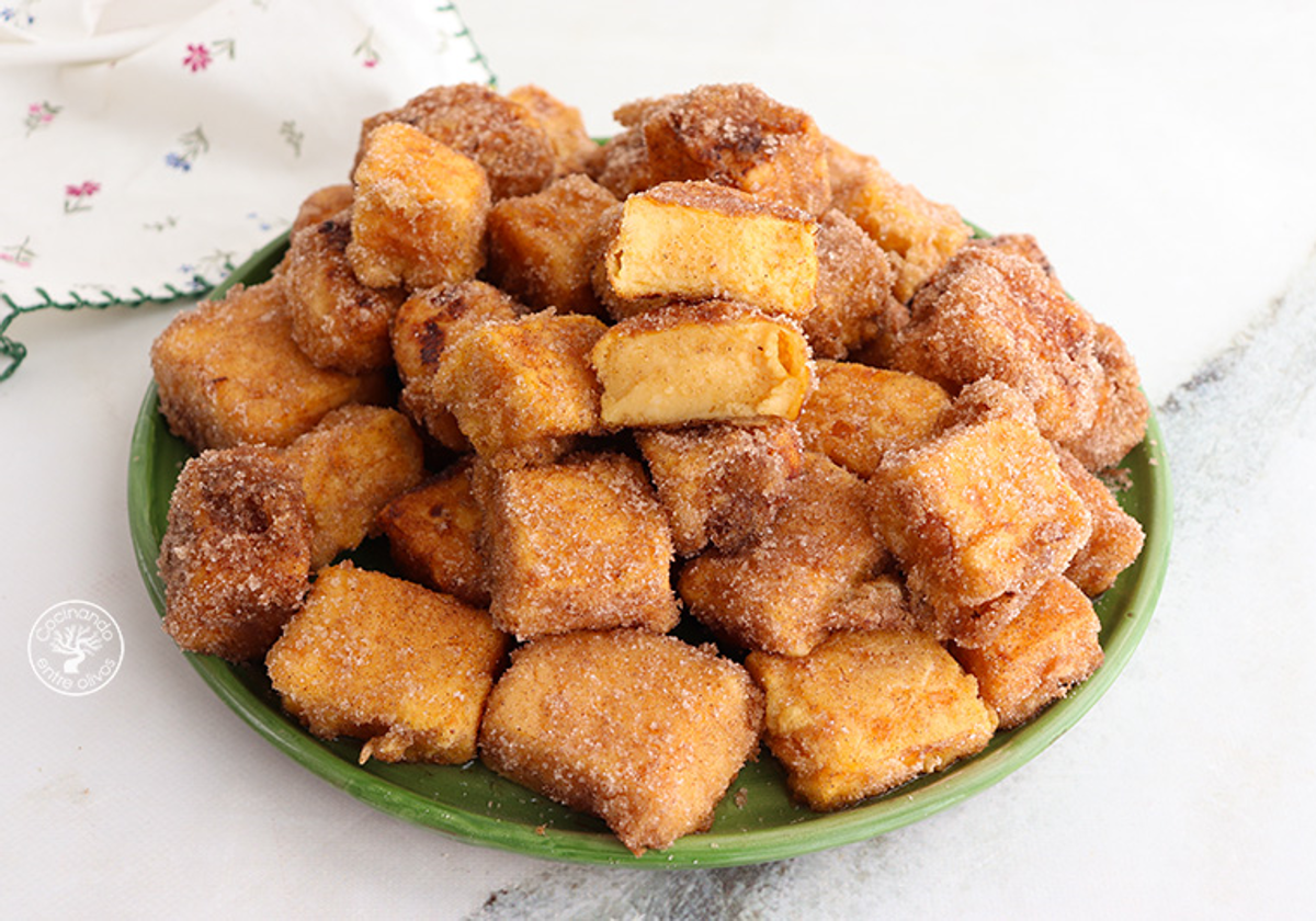 Receta de leche frita de calabaza, sabores clásicos de otoño