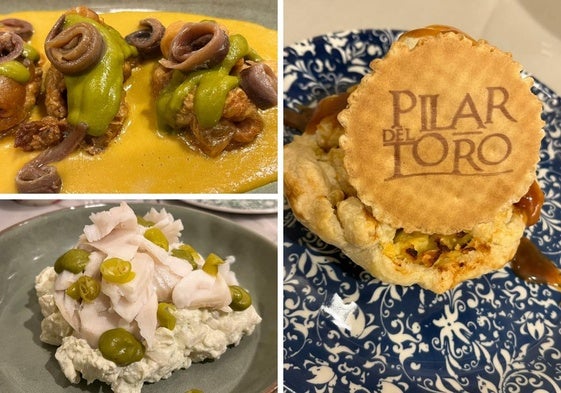 Los platos del Pilar del Toro.