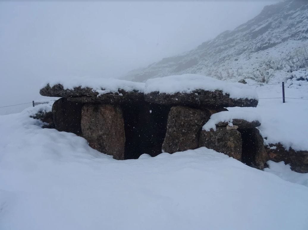 Espectaculares imágenes de este municipio tras la nevada de este domingo