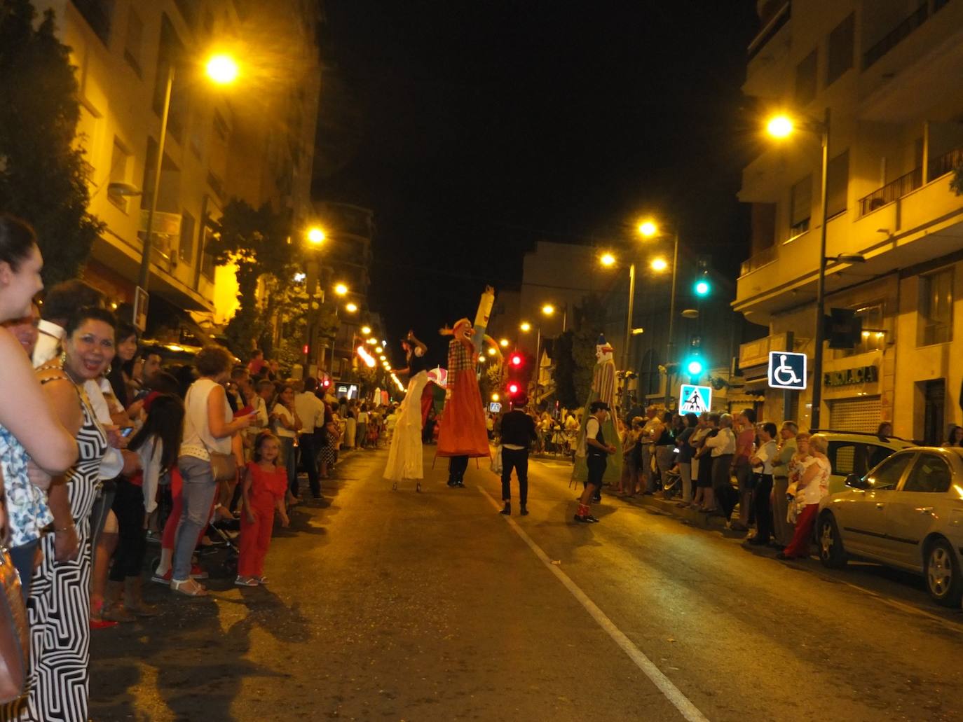 Cascamorras participó en el desfile. 