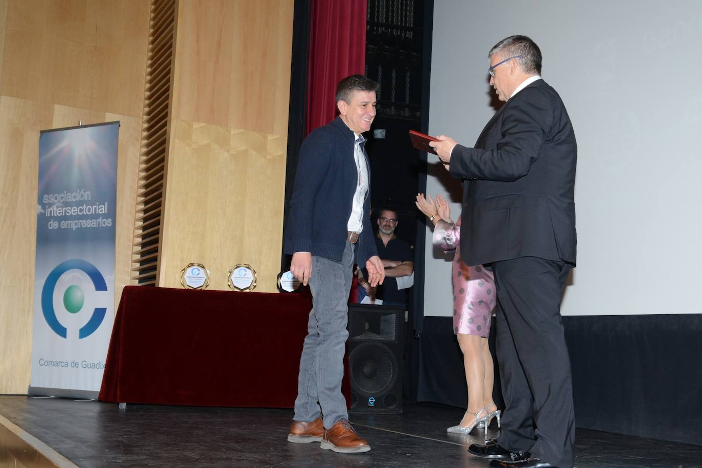 Entrega de los premios de la gala de la Asociación Intersectorial. 