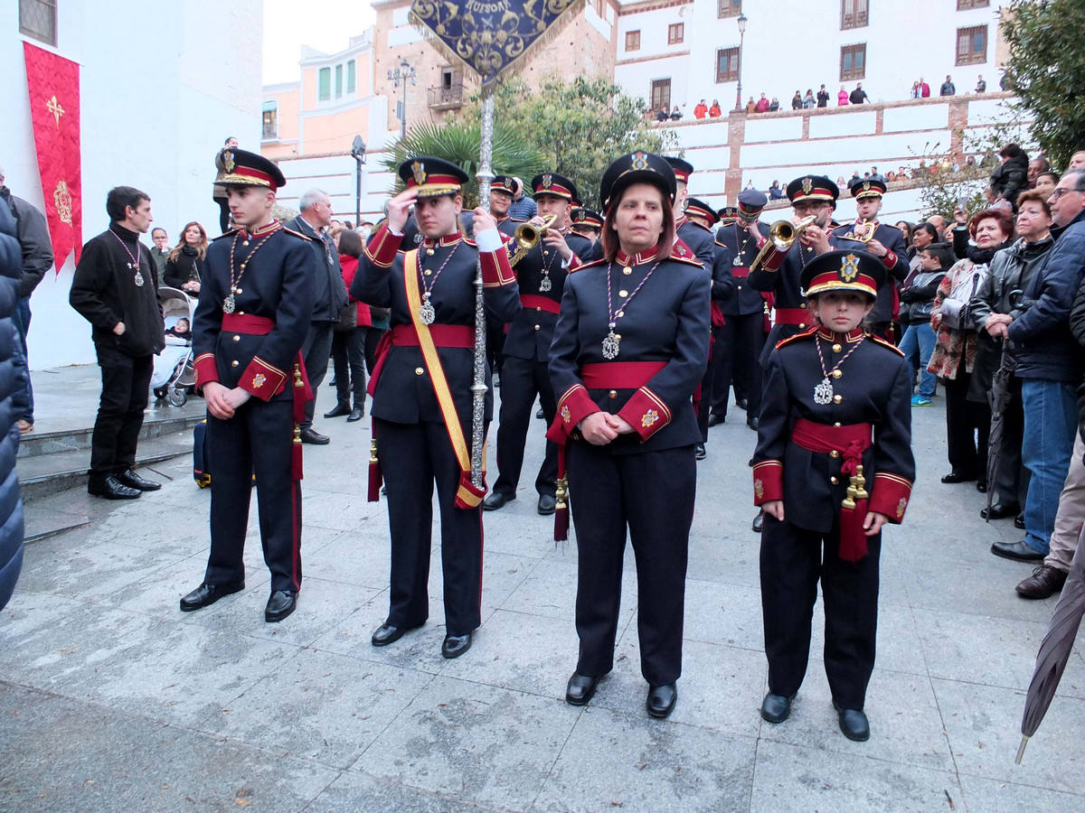 Devoción en las calles de Guadix durante el Jueves Santo