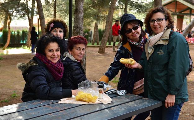 Ambiente ayer, en el Parque de los Pinos de Huétor Vega.