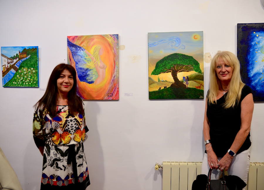 Exposición 2019 del Taller de Pintura de Huétor Vega, en la sala El Molino del Carmen de San Rafael