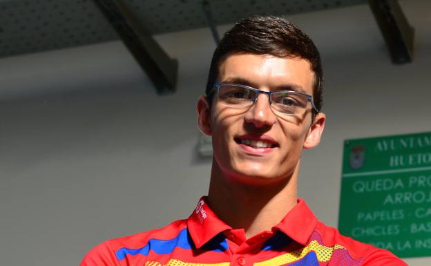 Correa, en el pabellón deportivo de Huétor Vega.