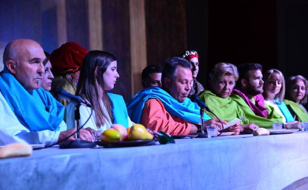 Mariano Molina, alcalde en funciones, fue Jesucristo.