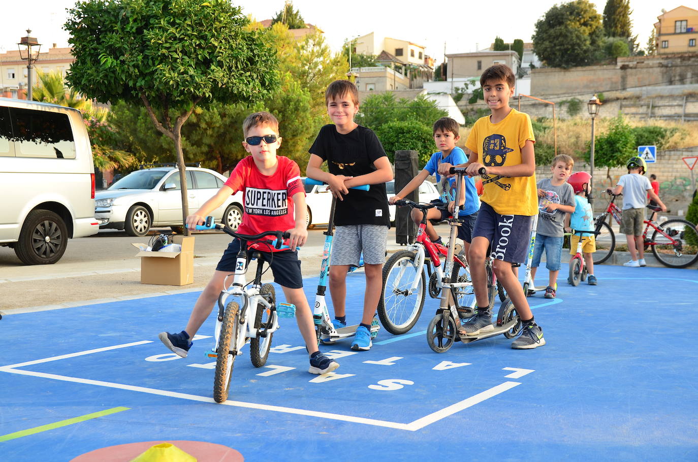 Estreno de las instalaciones del barrio de Los Rebites.