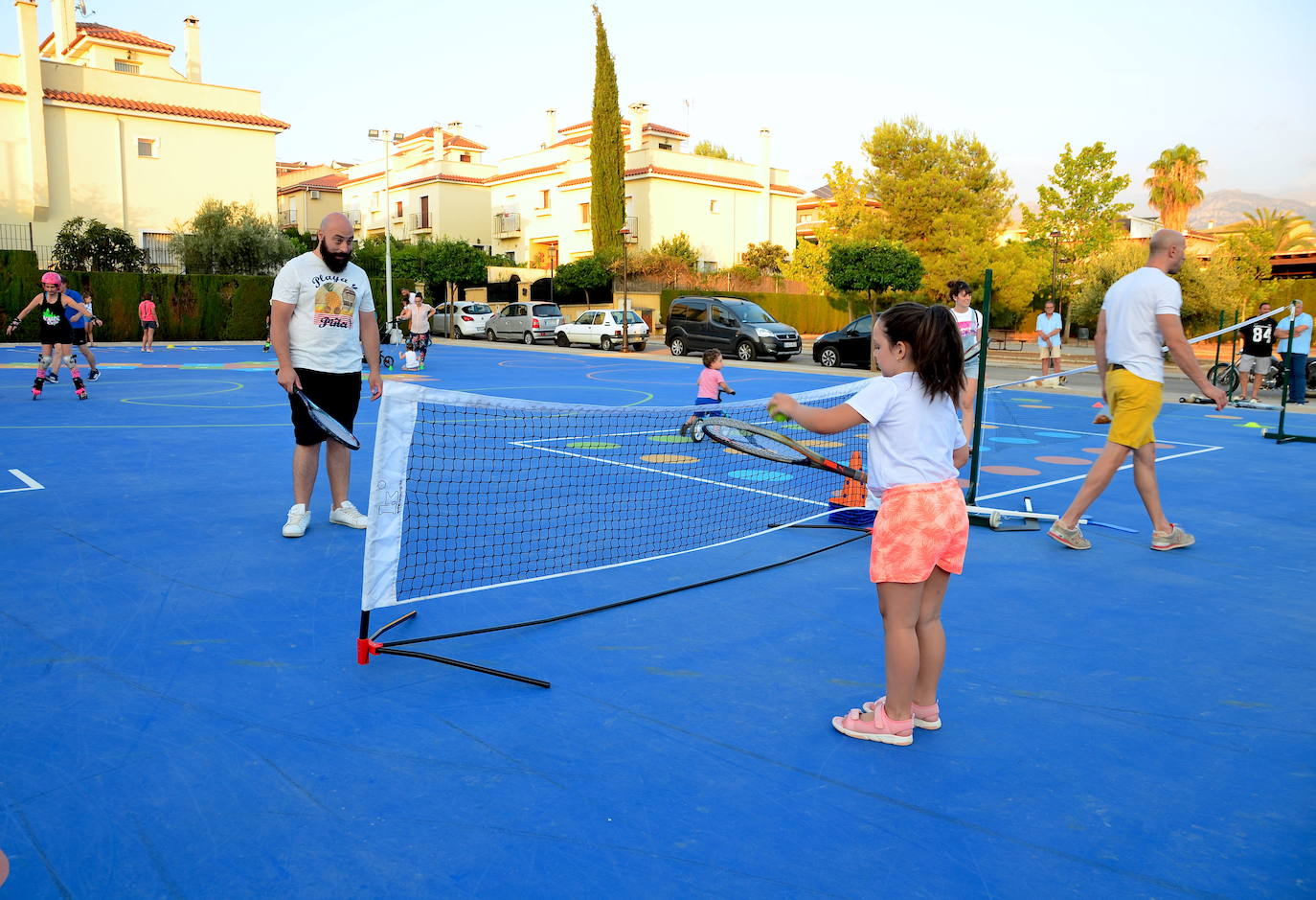 Estreno de las instalaciones del barrio de Los Rebites.