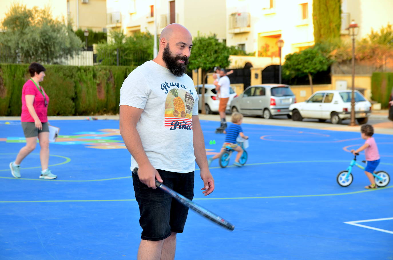 Estreno de las instalaciones del barrio de Los Rebites.