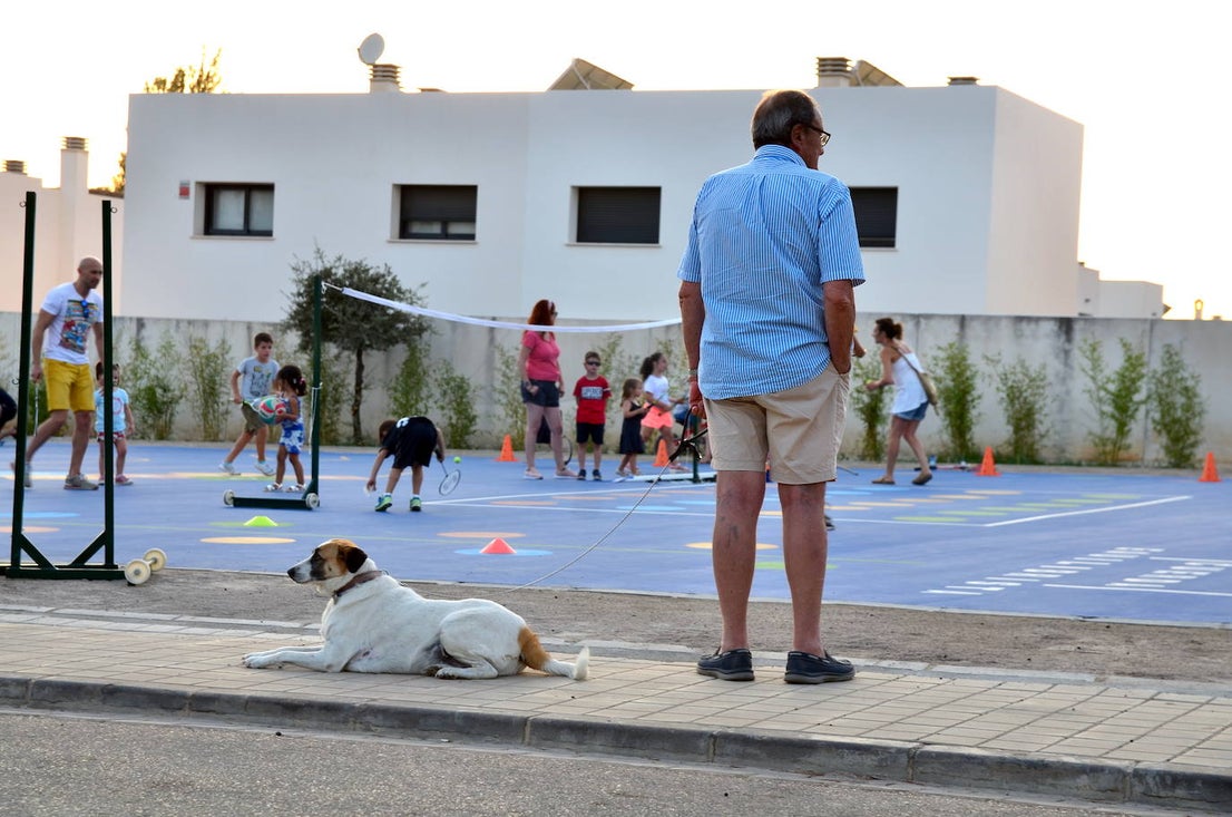 Estreno de las instalaciones del barrio de Los Rebites.