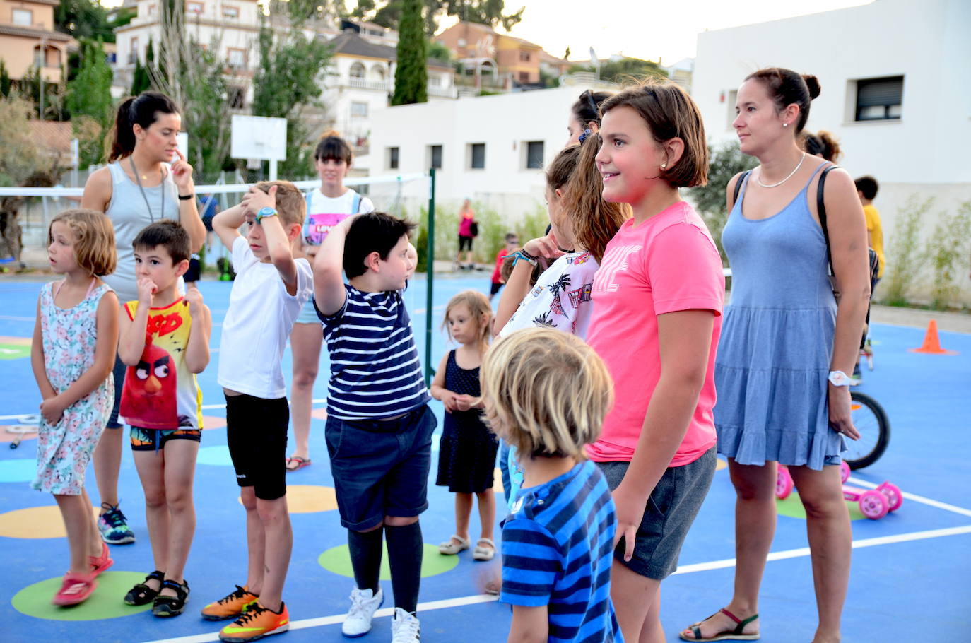 Estreno de las instalaciones del barrio de Los Rebites.