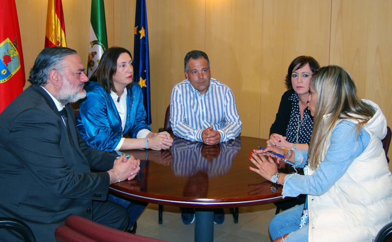 Reunión con el equipo de gobierno de Huétor Vega.