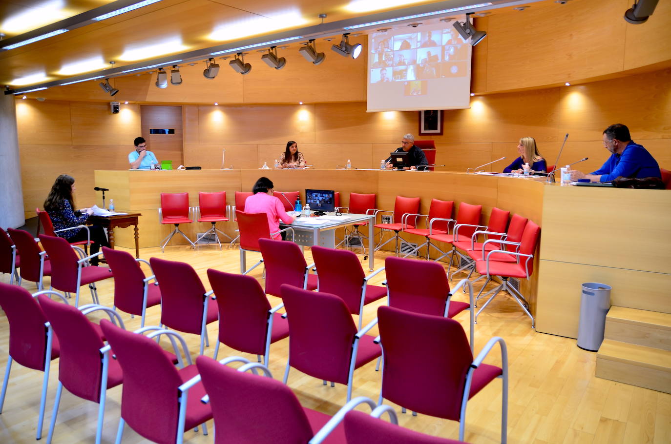 Fotos: Pleno semipresencial, en Huétor Vega