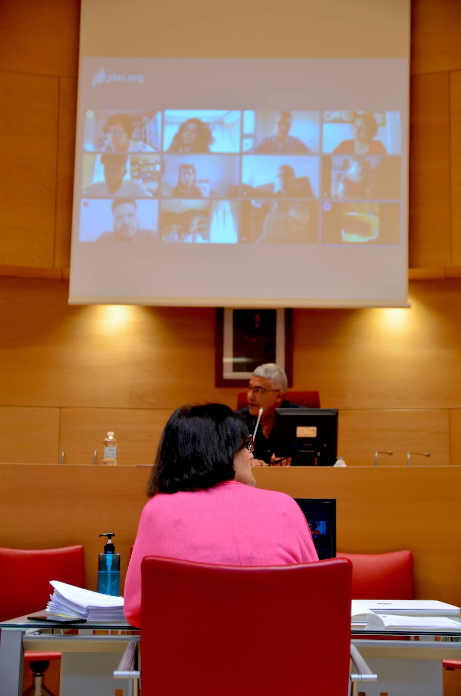 Fotos: Pleno semipresencial, en Huétor Vega