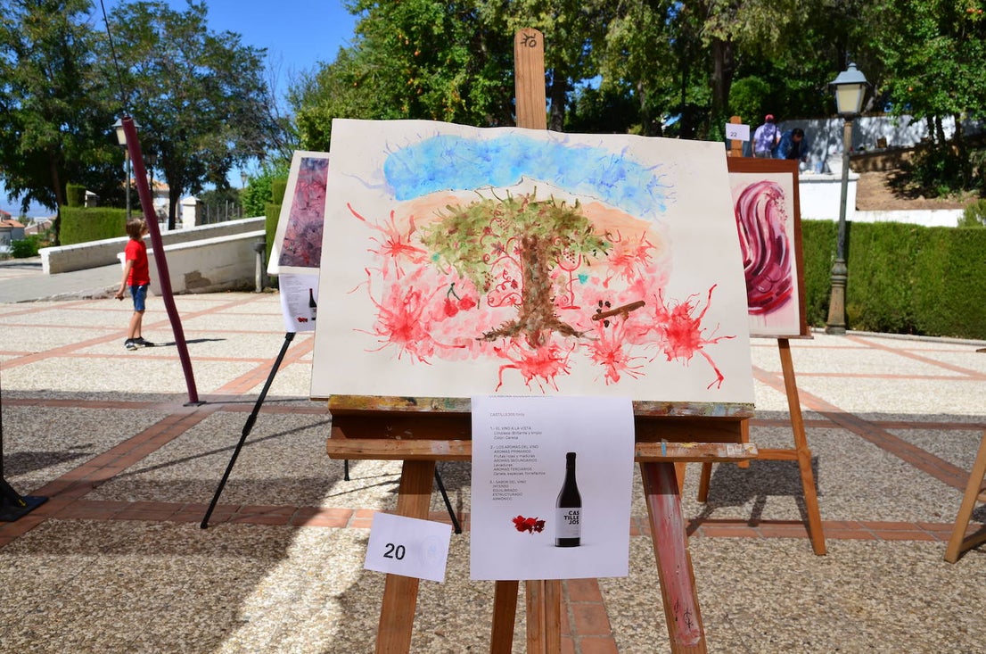 Fotos: Concurso de pintura rápida abstracta en Huétor Vega