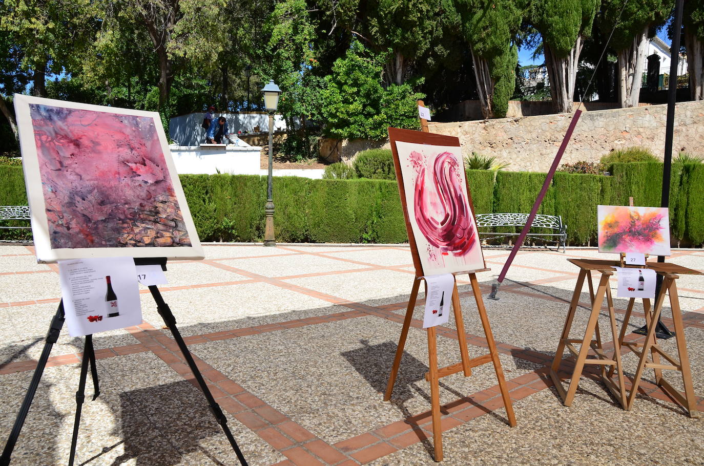 Fotos: Concurso de pintura rápida abstracta en Huétor Vega