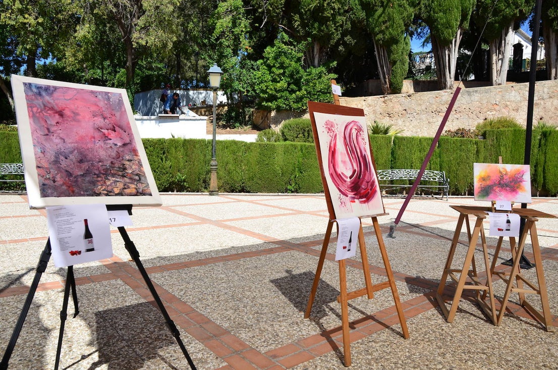 Fotos: Concurso de pintura rápida abstracta en Huétor Vega