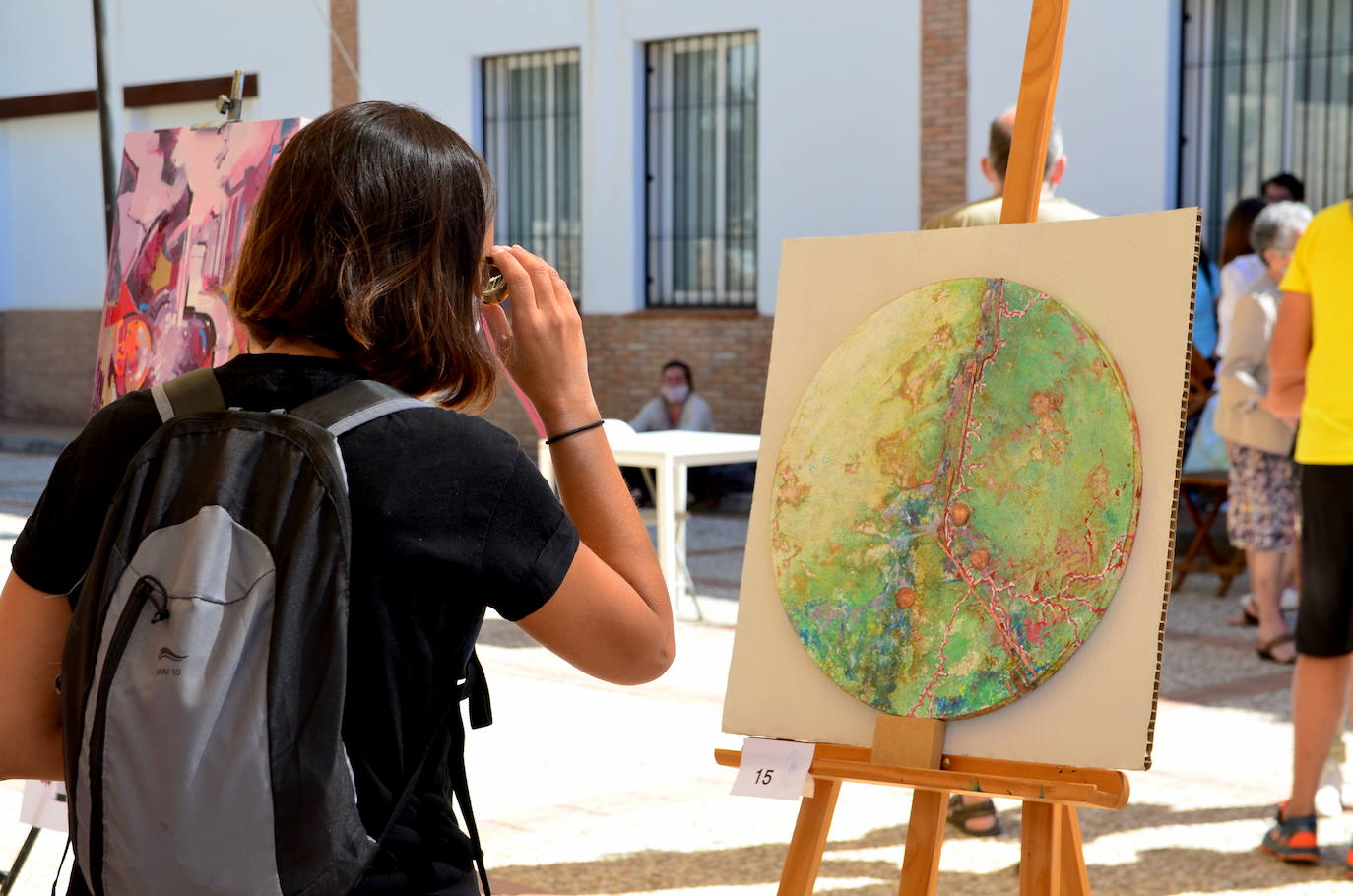 Fotos: Concurso de pintura rápida abstracta en Huétor Vega