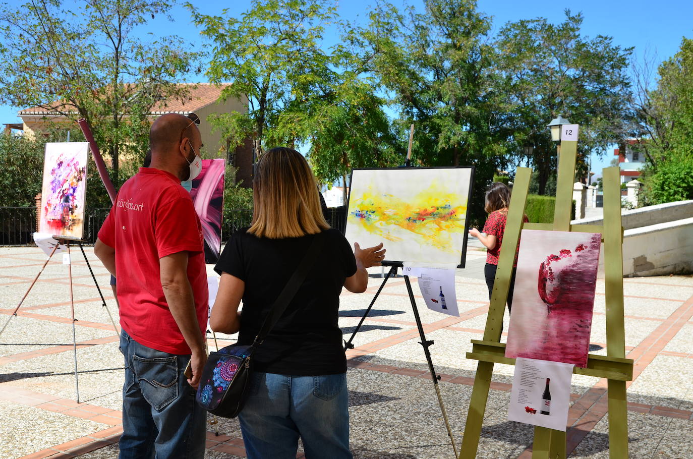 Fotos: Concurso de pintura rápida abstracta en Huétor Vega