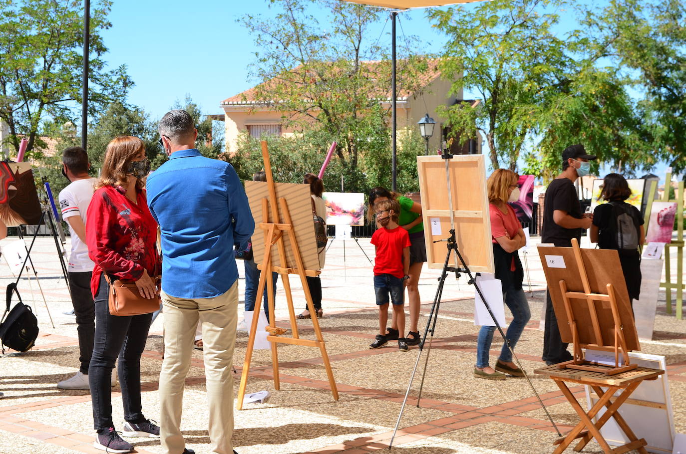 Fotos: Concurso de pintura rápida abstracta en Huétor Vega