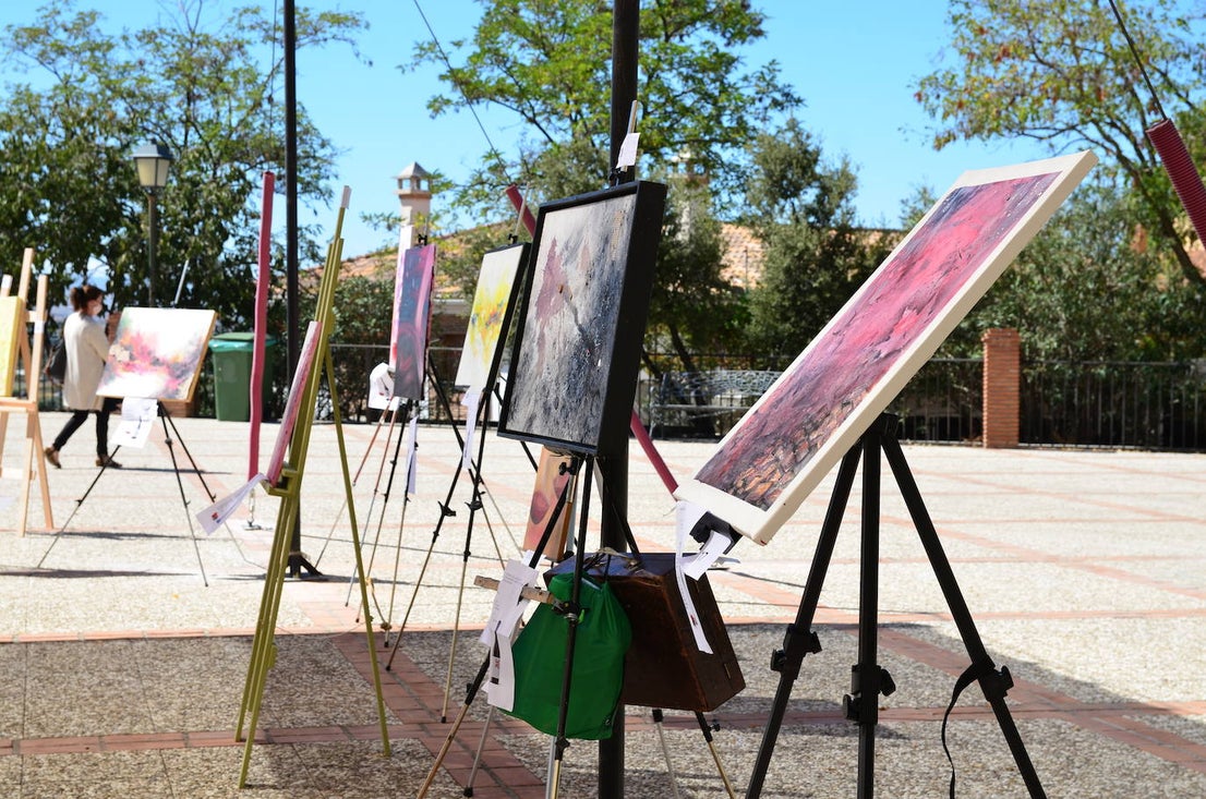 Fotos: Concurso de pintura rápida abstracta en Huétor Vega