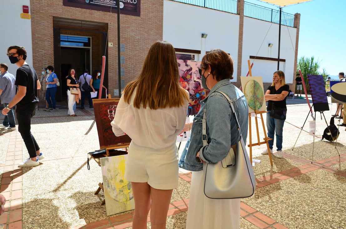 Fotos: Concurso de pintura rápida abstracta en Huétor Vega
