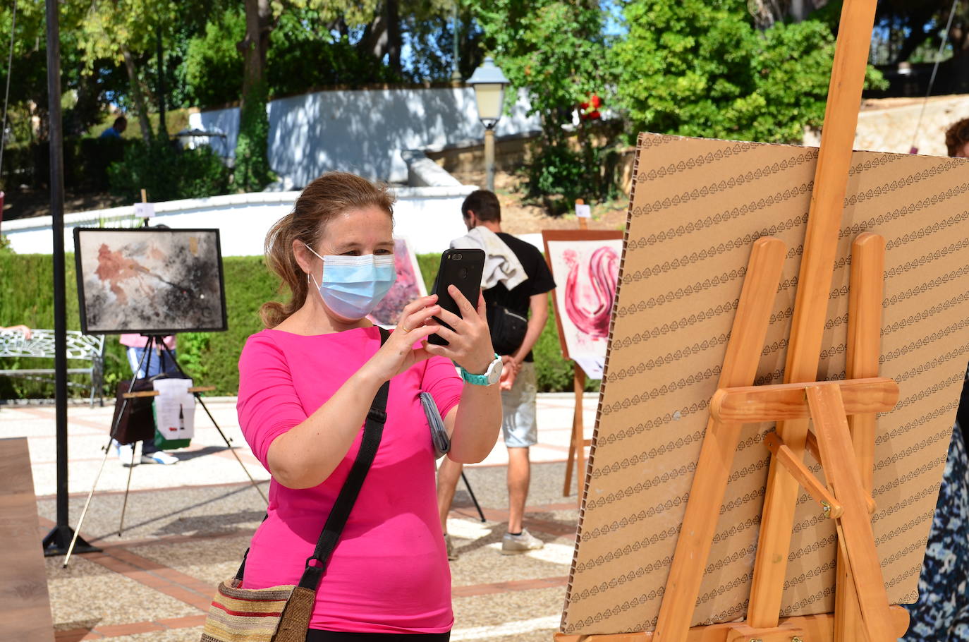 Fotos: Concurso de pintura rápida abstracta en Huétor Vega