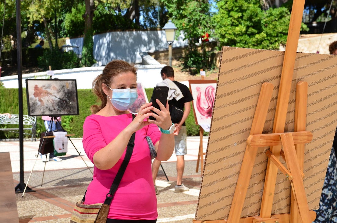 Fotos: Concurso de pintura rápida abstracta en Huétor Vega