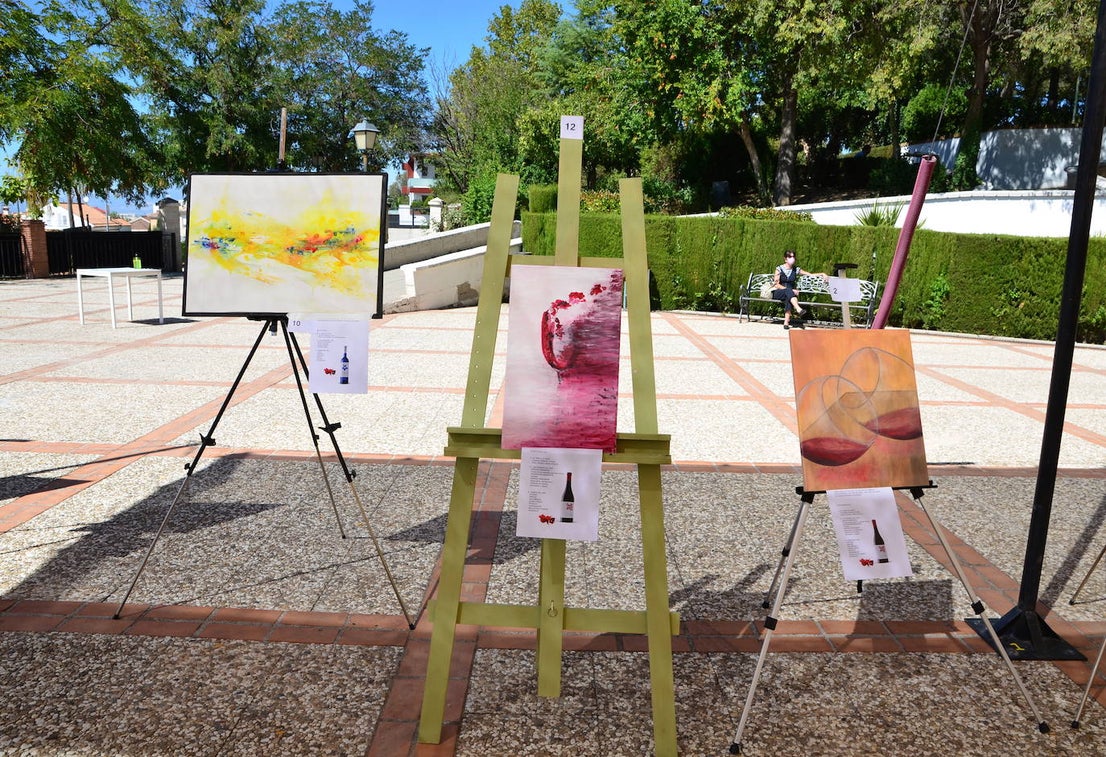 Fotos: Concurso de pintura rápida abstracta en Huétor Vega