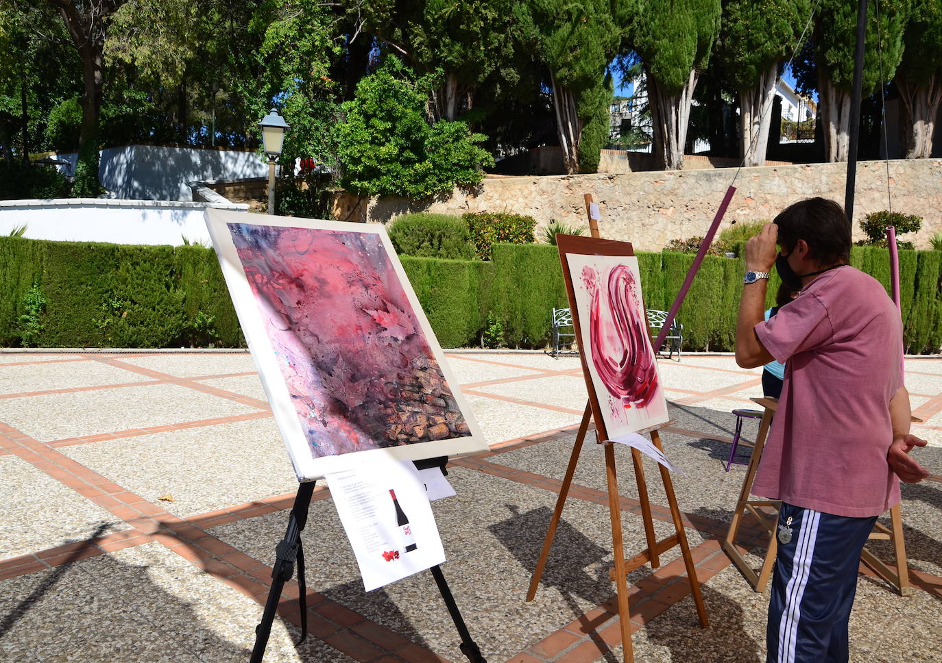 Fotos: Concurso de pintura rápida abstracta en Huétor Vega