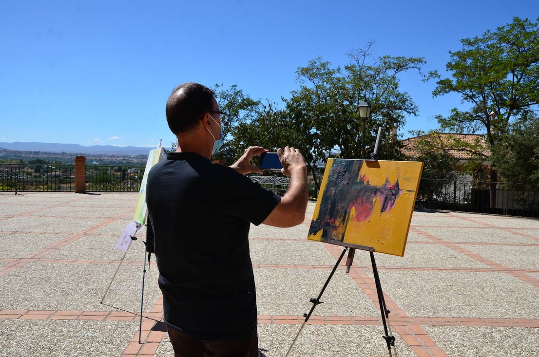 Fotos: Concurso de pintura rápida abstracta en Huétor Vega