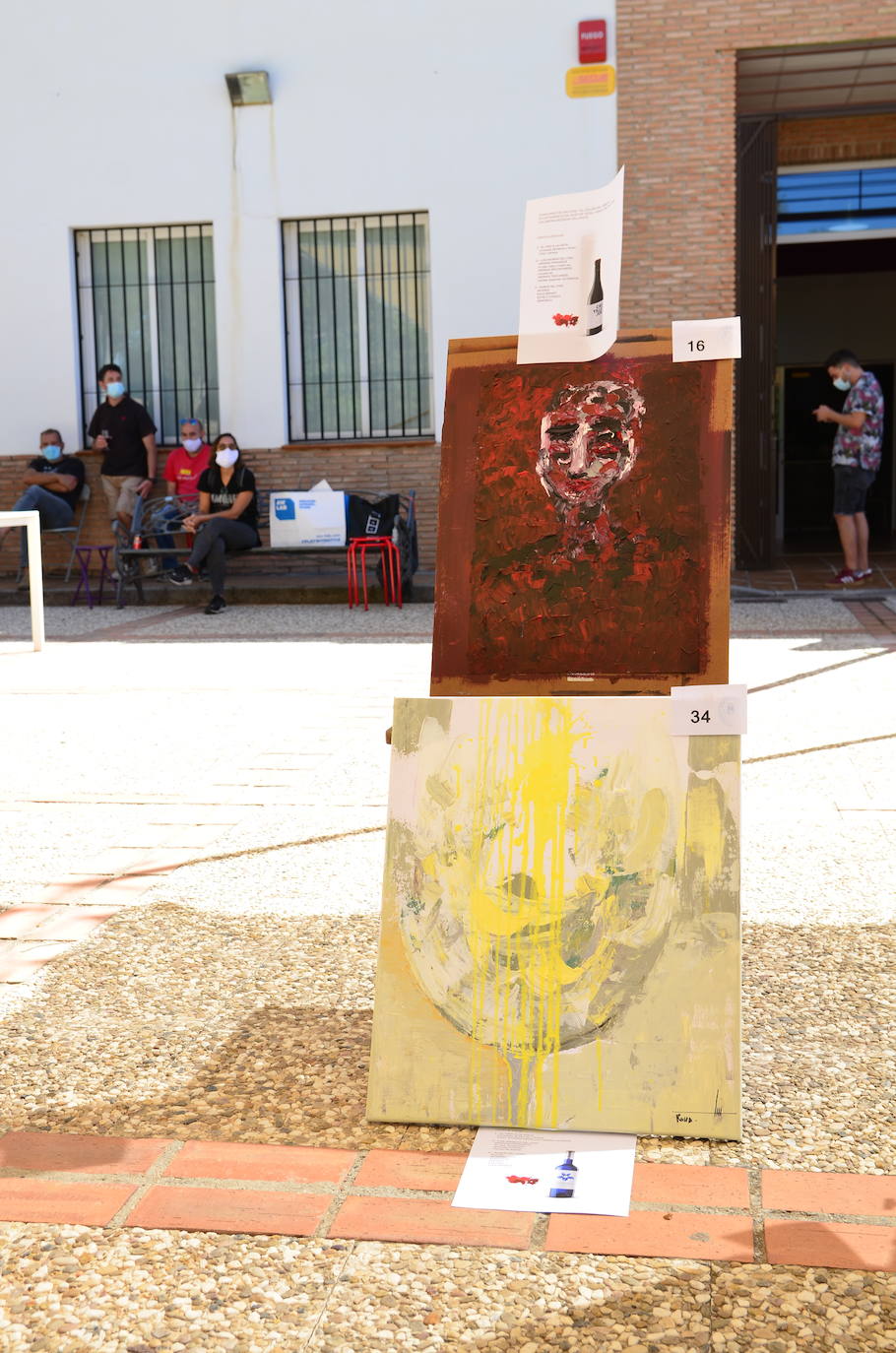 Fotos: Concurso de pintura rápida abstracta en Huétor Vega