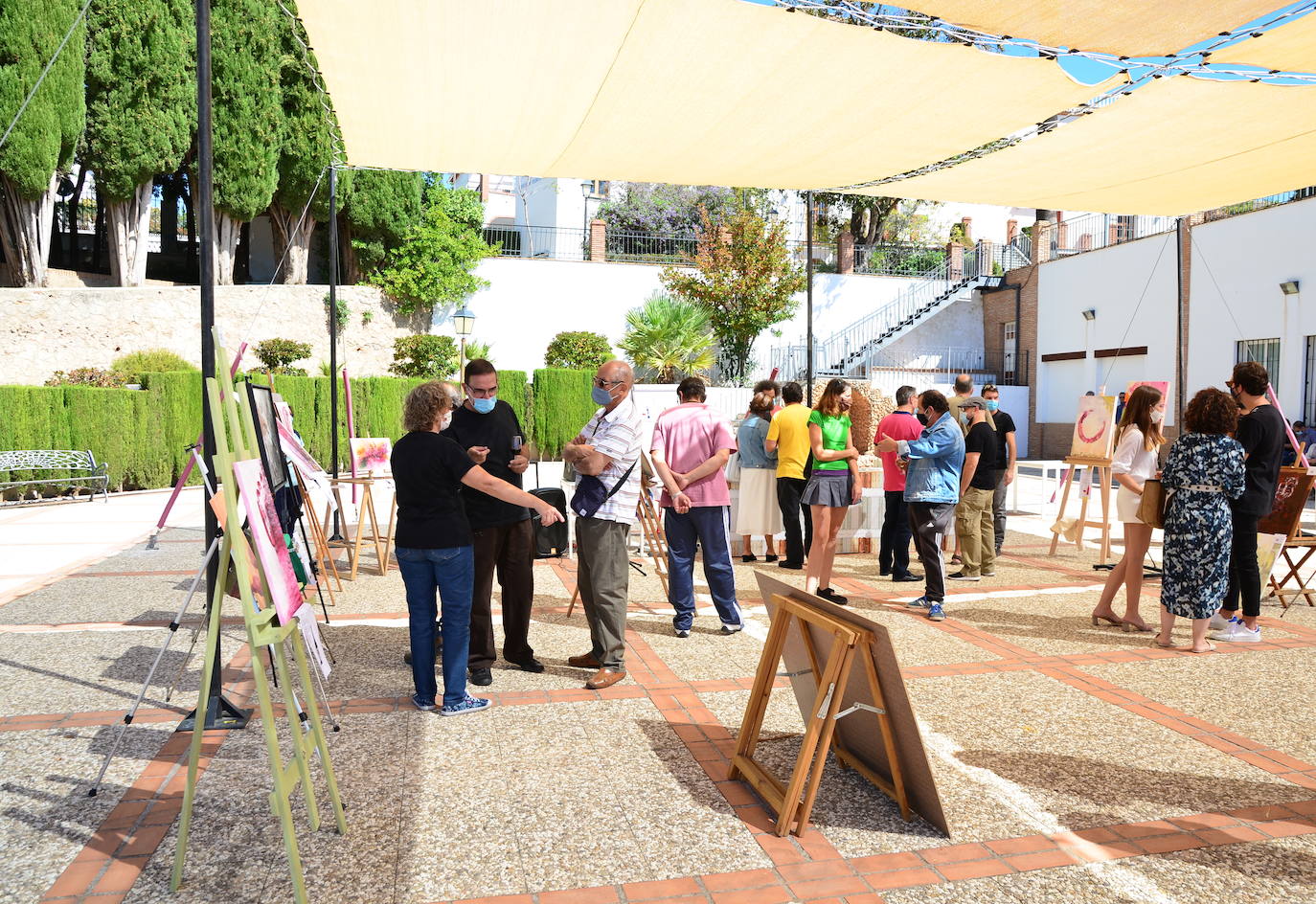 Fotos: Concurso de pintura rápida abstracta en Huétor Vega