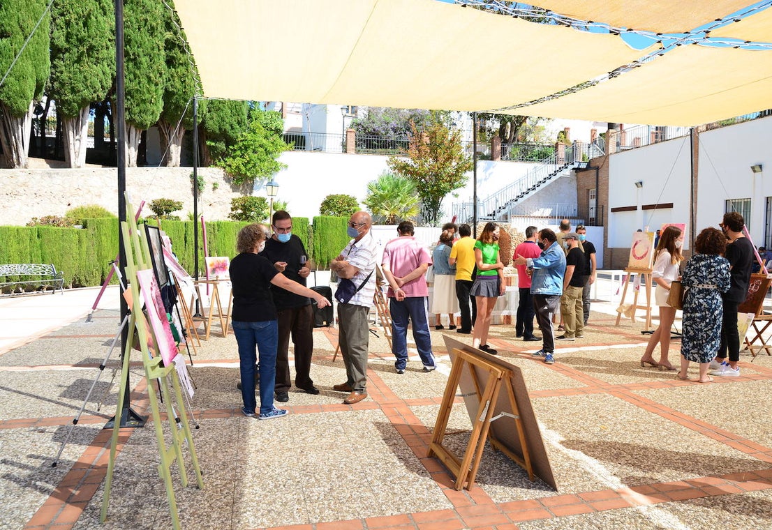 Fotos: Concurso de pintura rápida abstracta en Huétor Vega
