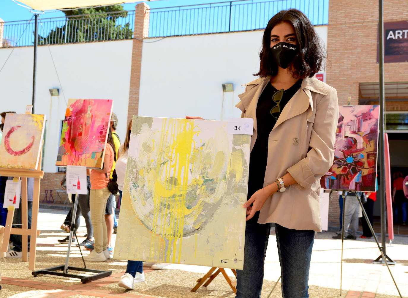 Fotos: Concurso de pintura rápida abstracta en Huétor Vega