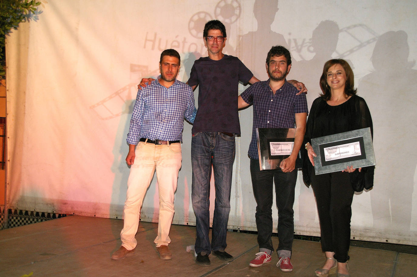 El actor Javier Botet, en el festival hueteño en 2014.
