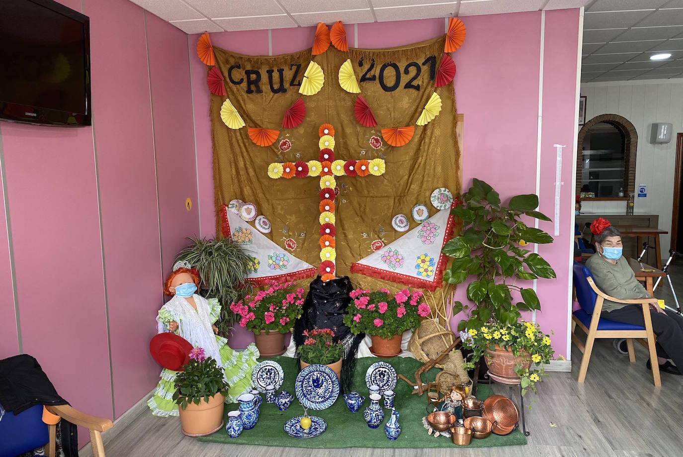 Cruz del Centro de Día San Roque.