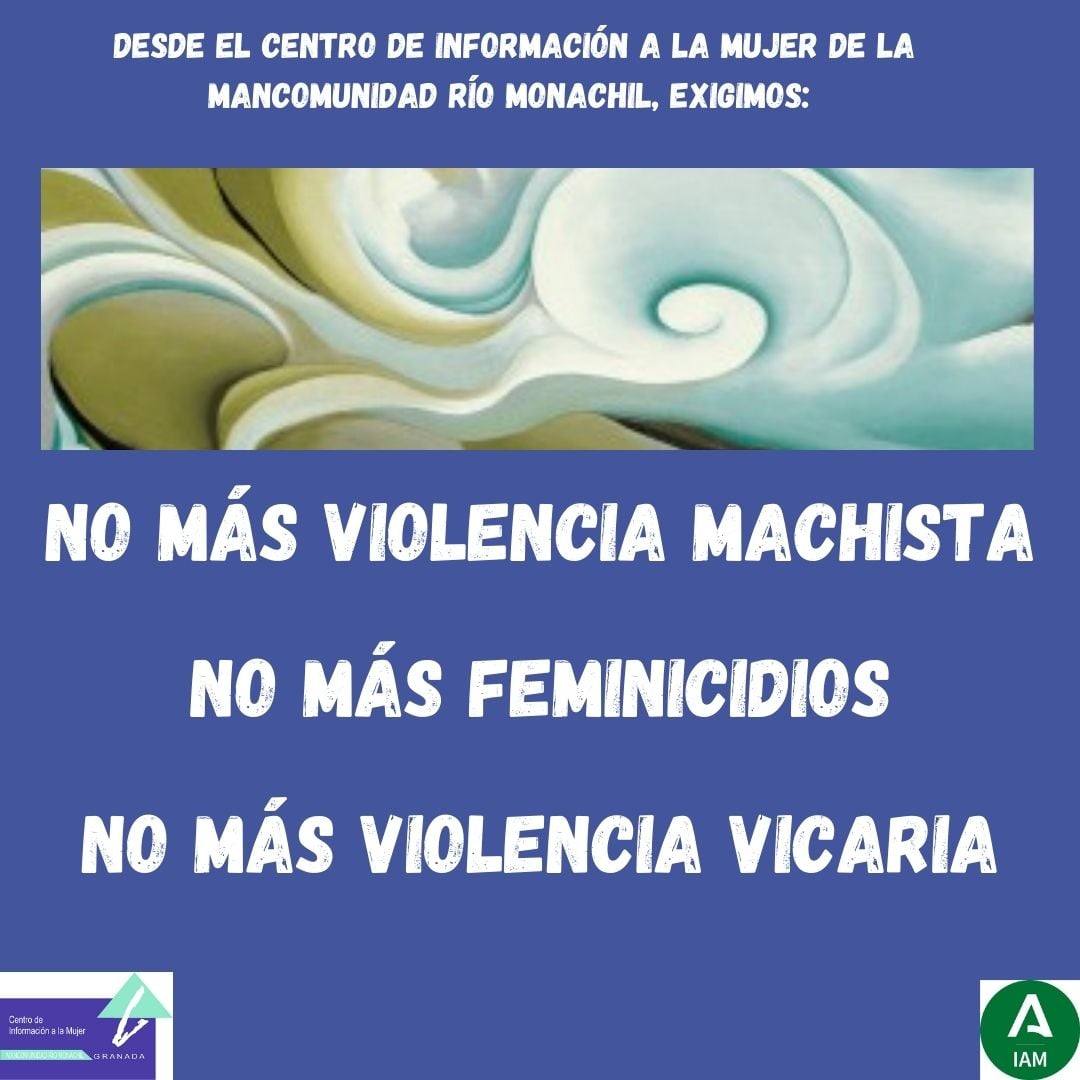 Huétor Vega y Monachil convocan concentraciones esta tarde noche contra la violencia machista