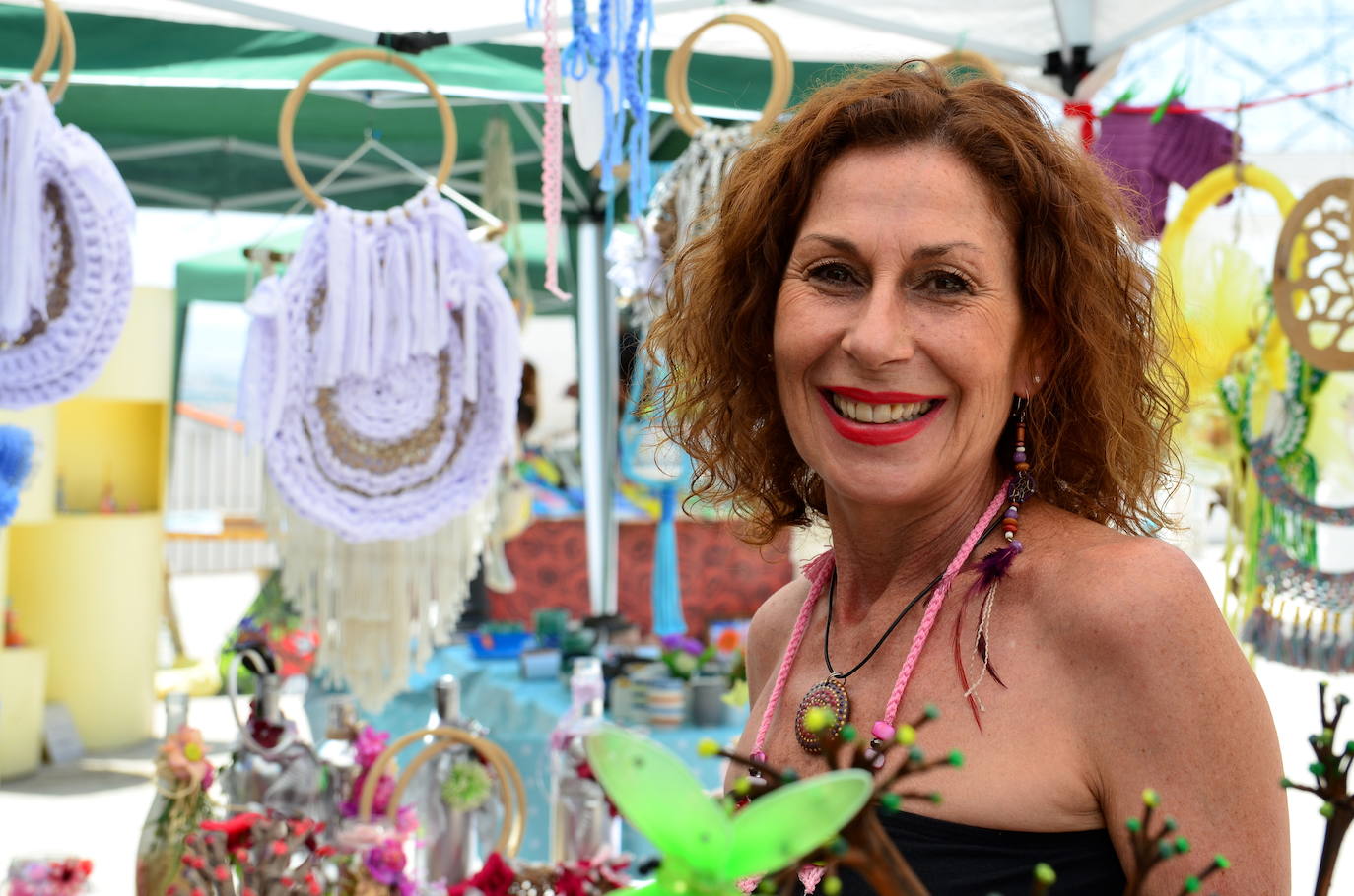 Artesanos de Huétor Vega, reunidos por primera vez en una feria.