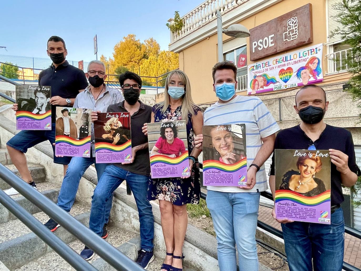 El PSOE de Huétor Vega defiende el 'Orgullo de ser y amar en libertad'