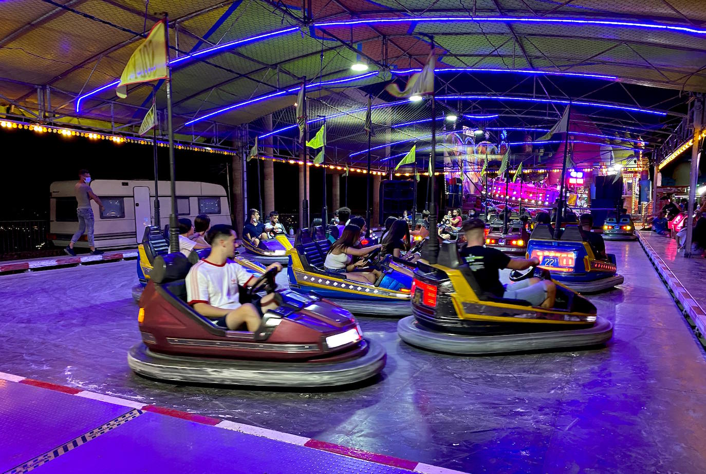 Ambiente en el Ferial de Huétor Vega.