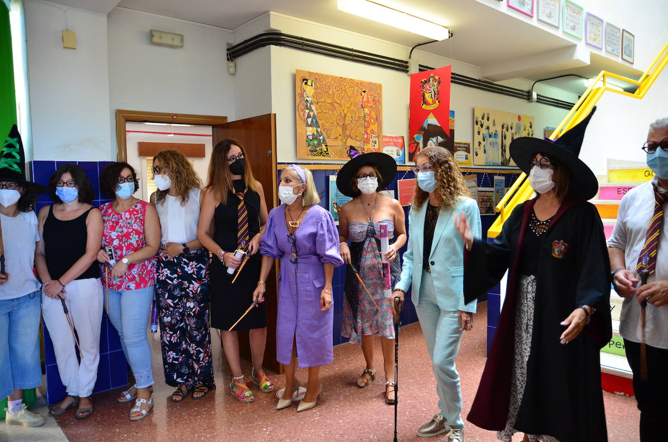 Fotos: La delegada de Educación asiste a la vuelta al 'cole' en Huétor Vega