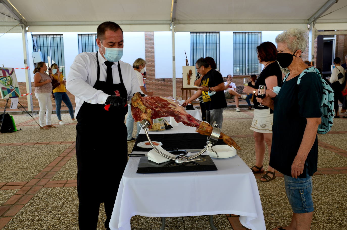 Fotos: Concurso de pintura rápida abstracta de Huétor Vega