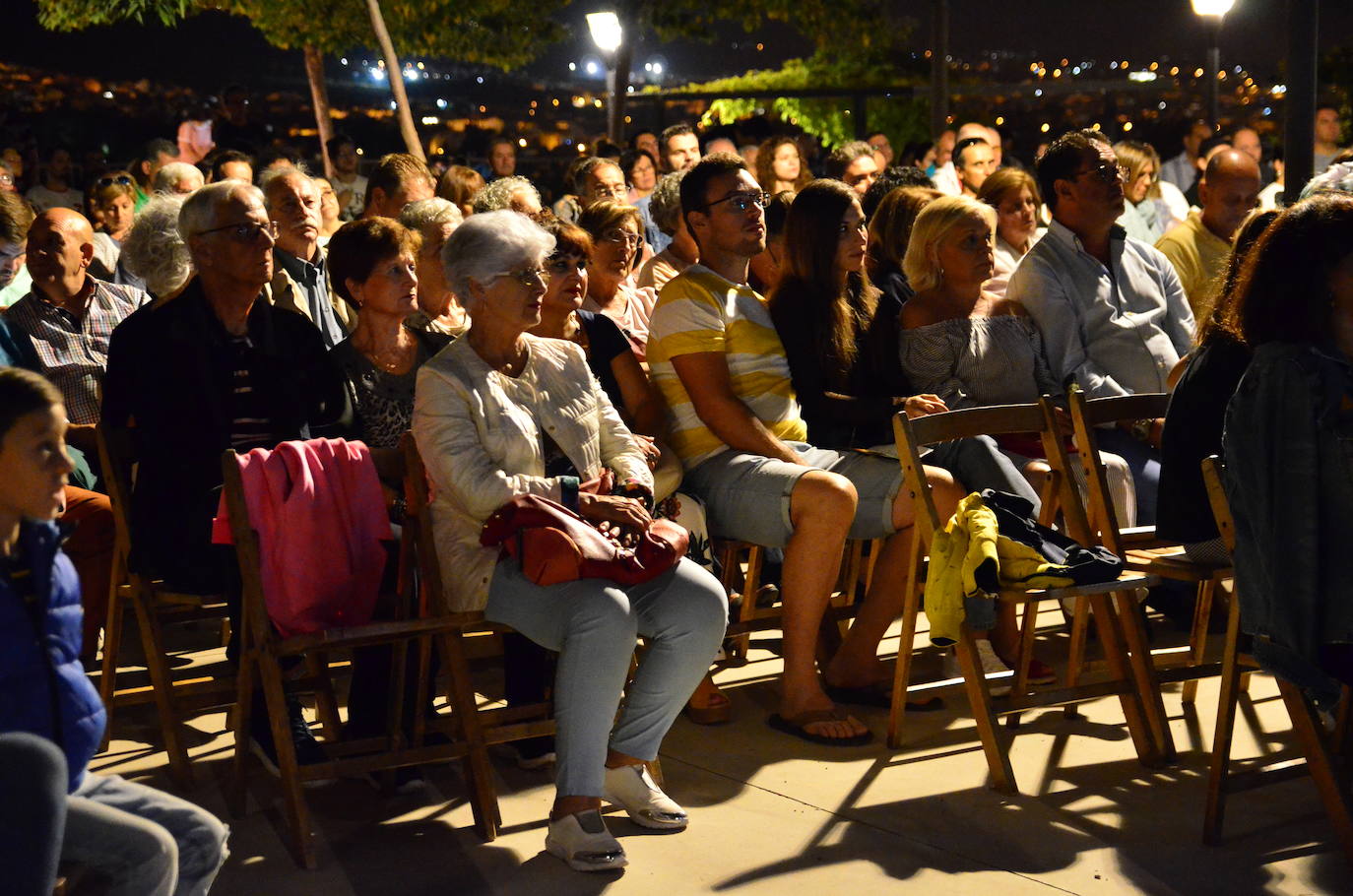 Público en el concierto de temática cinematográfica en San Miguel Bajo, en septiembre de 2019.