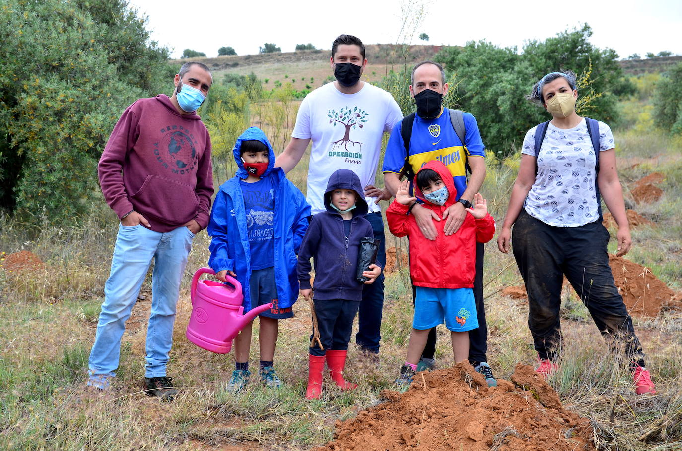 Reforestación en familia del Camino de los Neveros.