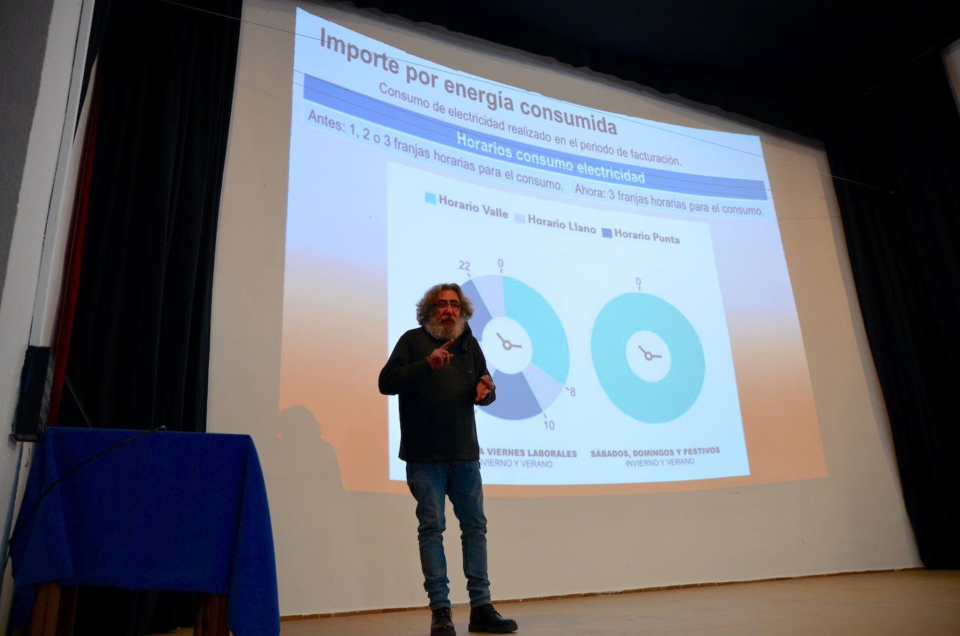 Fotos: Taller sobre la factura de la luz, en Huétor Vega