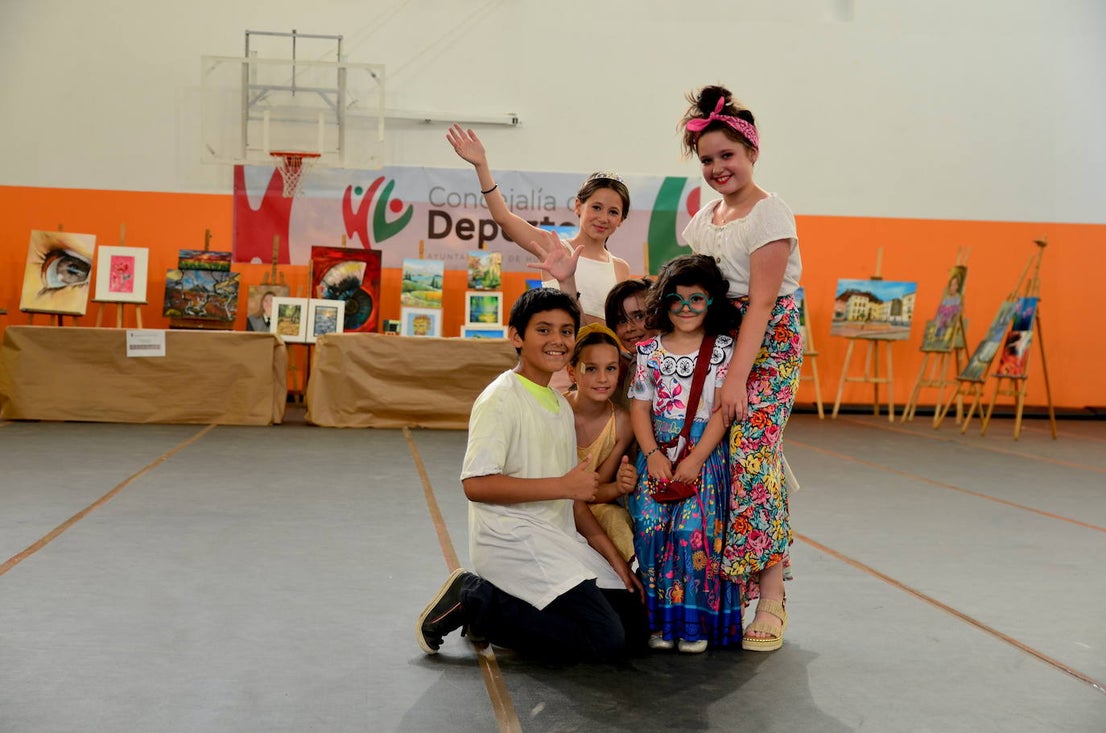 Exhibición de teatro infantil.
