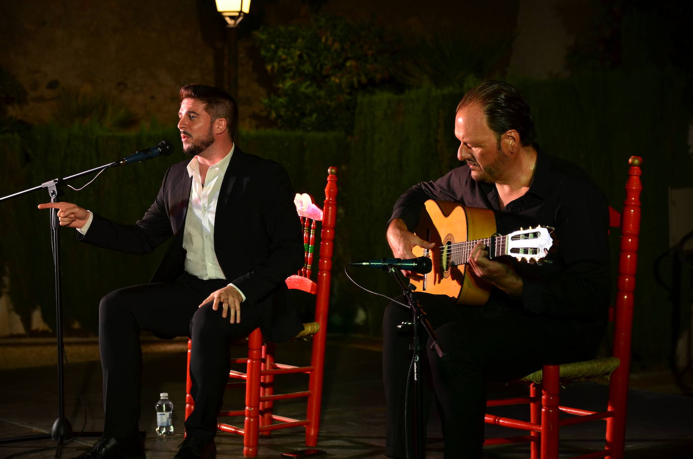 Iván Centenillo y Ramón del Paso, en el Festival Flamenco de Huétor Vega.
