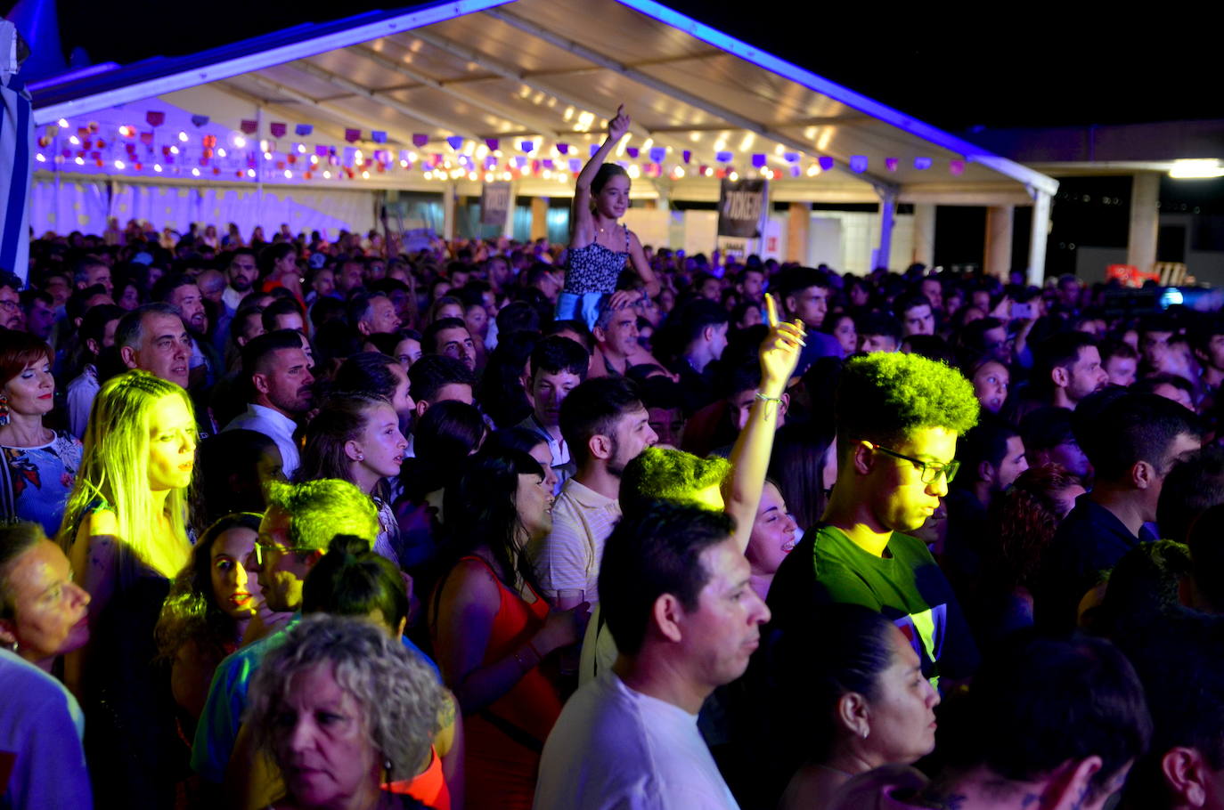 Impresionante ambiente en la feria de Huétor Vega.